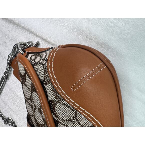 Coach Soho Bag 25 In Crystal Signature Jacquard CBJ65 NEW - Picture 4 of 11